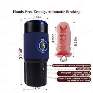 Automatic Hand - Free Thrusting Male Masturbator