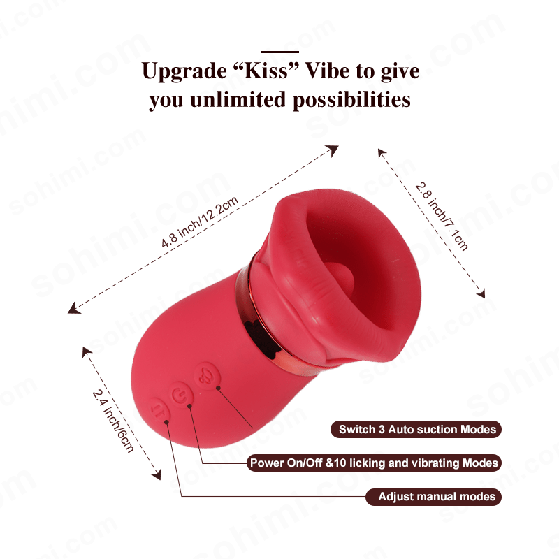 Male Masturbator , Tongue Vibe & Body Lube Bundle - Sohimi