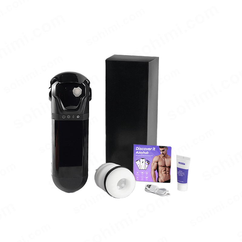 Black electronic device with accessories on a green background with 'sohimi.com' branding.