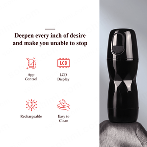 Black electronic device with text and icons on a green background