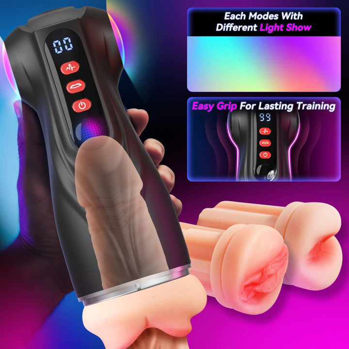 MYNA| 3 in 1 App Control Sucking and Vibration Male Pocket Pussy - Sohimi