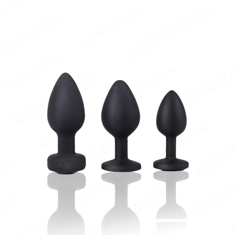 3 pcs anal vibrator