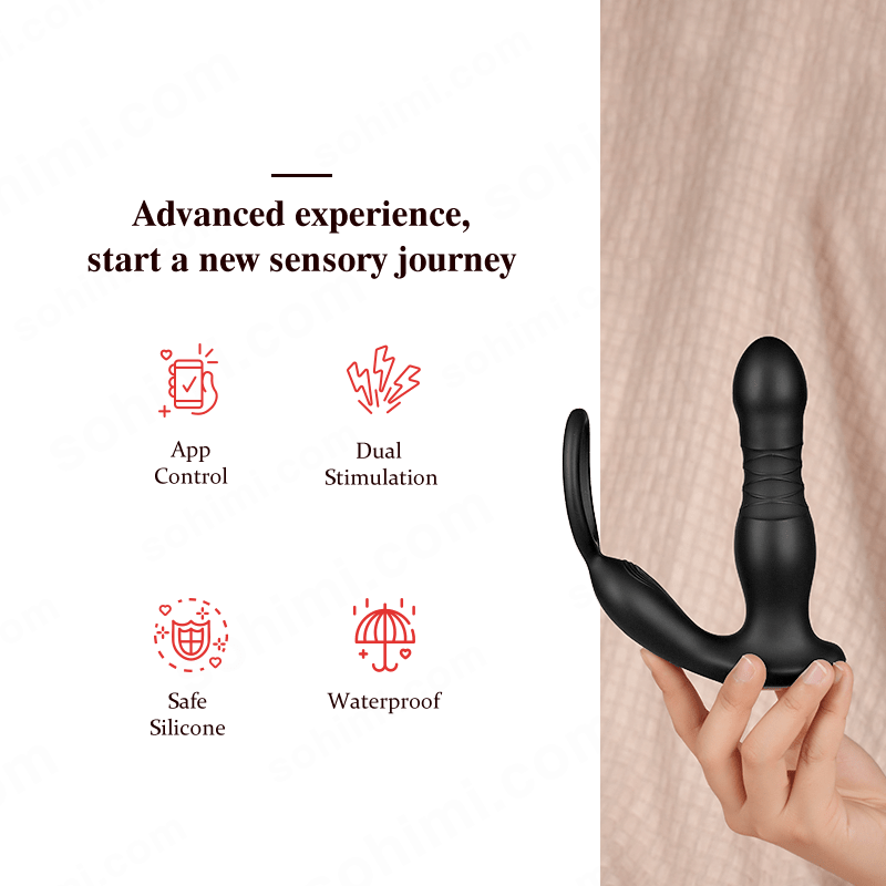 Petalwish 2 | App Control Anal Vibrator Strong Vibrating(No Remote Control) - Sohimi