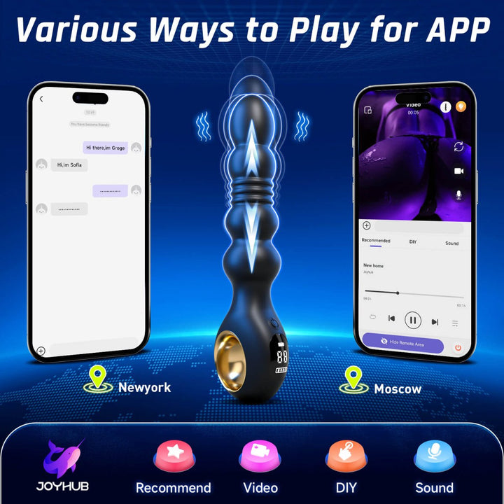 Potiphar| App Control Thrusting and Vibrating Anal Vibrator - Sohimi