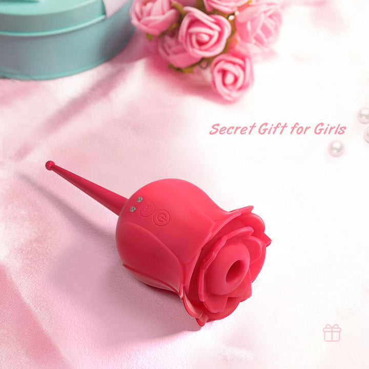 Quiet Strong Sucking High - quality Material Rose Vibrator - Sohimi