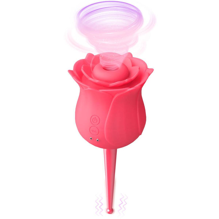 Quiet Strong Sucking High - quality Material Rose Vibrator - Sohimi