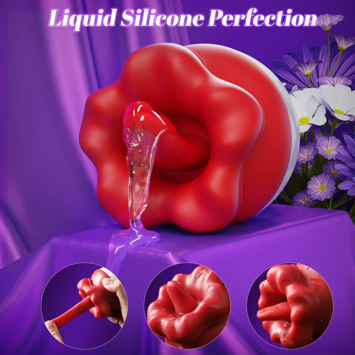 Rose Tongue Licking Female Clit Vibrator - Sohimi