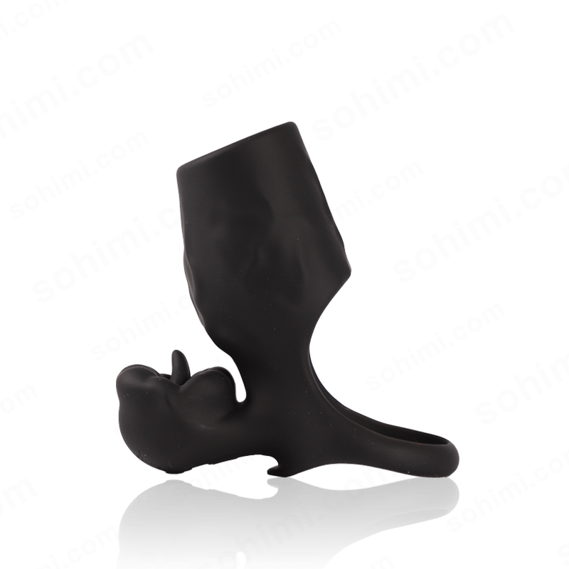 Black tongue cock ring