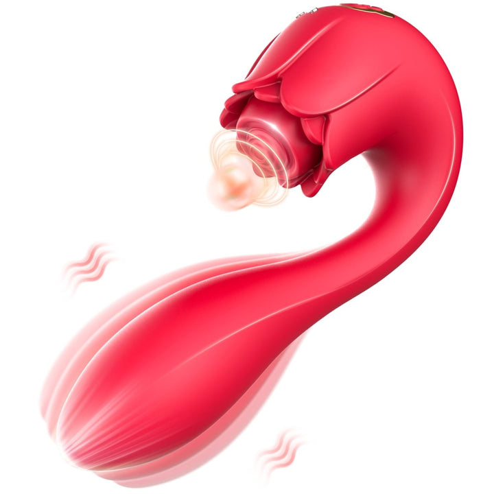 Sohimi 2 in 1 Pulsing and Vibrating Rose Vibrator Toy - Sohimi