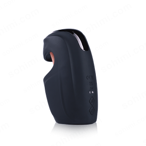 Black electronic device on a green background with 'sohimi.com' branding.