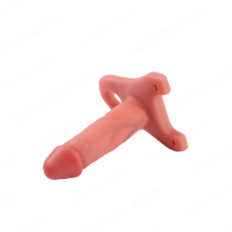 Pink silicone product on a white background