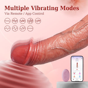 Realistic Dildo with a smart phone and text multiple vibrating modes