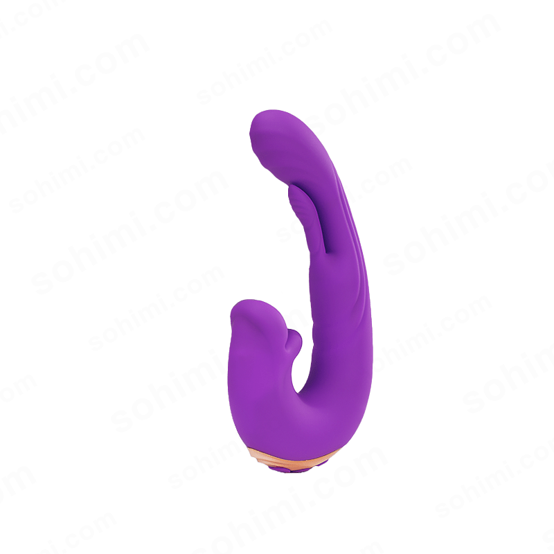 Purple silicone product on a green background with 'sohimi.com' branding.