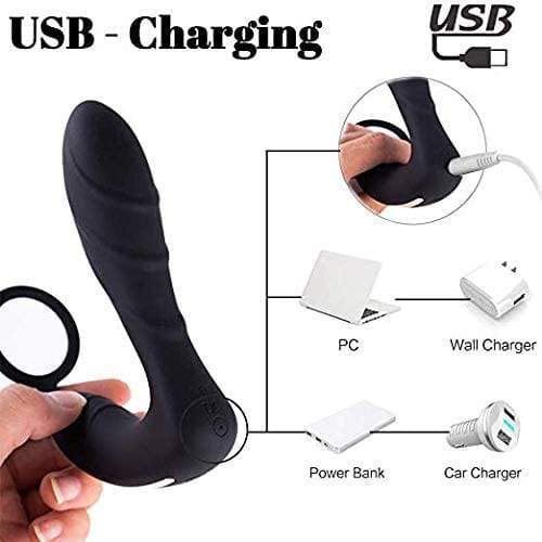 Vibration Dual - Motor Prostate Massager With Penis Ring - Sohimi