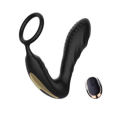 Vibration Dual - Motor Prostate Massager With Penis Ring - Sohimi