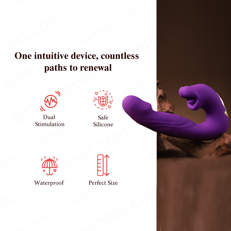 VIELE| Upgraded Thrusting and Licking Suction Sex Toy Vibrator - Sohimi