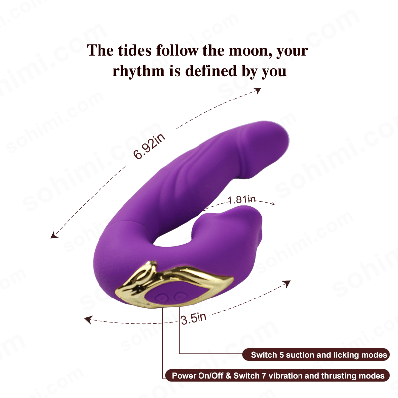 VIELE| Upgraded Thrusting and Licking Suction Sex Toy Vibrator - Sohimi
