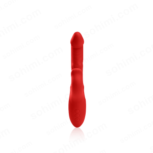 Red silicone product on a green background with 'sohimi.com' branding.