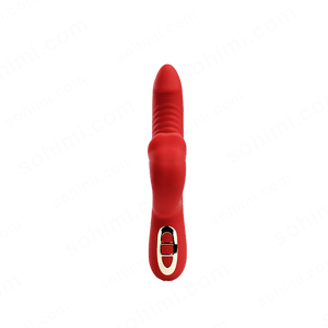 Red silicone product on a green background with 'sohimi.com' branding.