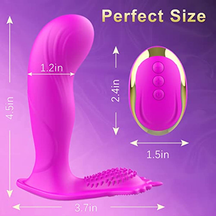 Wearable Panty Vibrator Rose Toy for Clitoral G - spot Stimulation APP Control - Sohimi